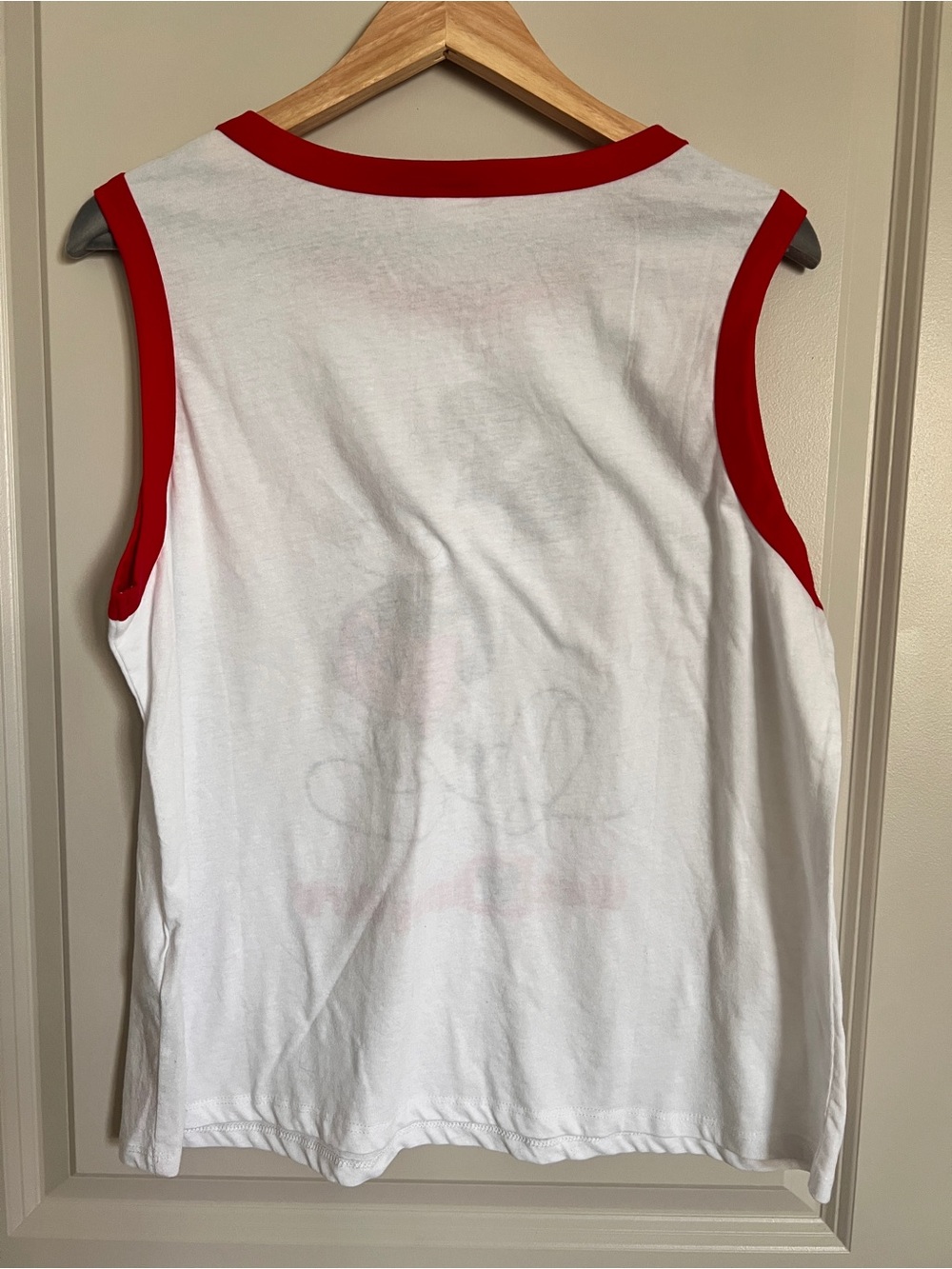 Walt Disney World Women'sMickey Tank Top - White & Red - Picture 3 of 3